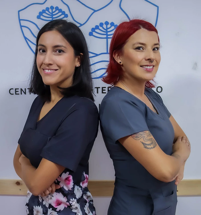 Valentina Candia y Johana Toro, fundadoras del Centro Clínico El Valle